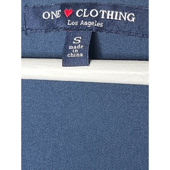 One Clothing Women’s Small Boho Romper Blue Pink Aztec Print Sleeveless Summer - Picture 8 of 9